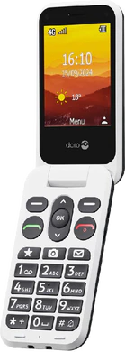 Doro Leva L20 zwart wit voorkant rechterzijkant geopend