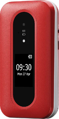 Doro Leva L30 rood voorkant rechterzijkant gesloten