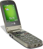 Doro PhoneEasy 622 Öppnad svart mocca