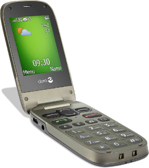 Doro PhoneEasy 622 Öppnad svart mocca