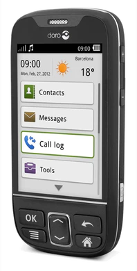 Doro PhoneEasy 740 chiuso aslant lato destro