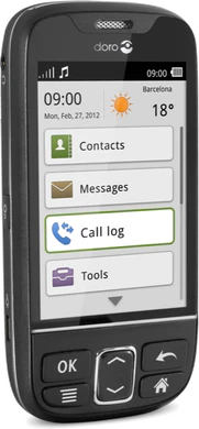 Doro PhoneEasy 740 chiuso copertina frontale aslant