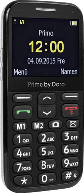 Doro Primo 366 nero copertina frontale lato sinistro
