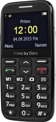 Doro Primo 366 nero copertina frontale lato destro