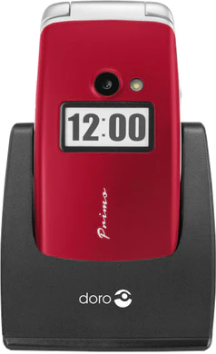 Doro Primo 413 rojo cerrado in dock