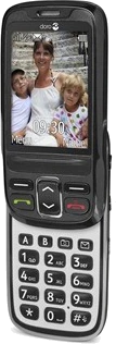 Doro PhoneEasy 715 musta avattu oikea puoli alt display
