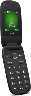 Doro PhoneEasy 606 nero lato sinistro aperto