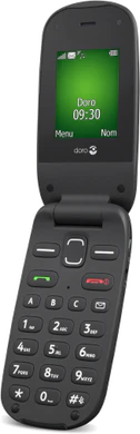 Doro PhoneEasy 606 nero lato destro aperto