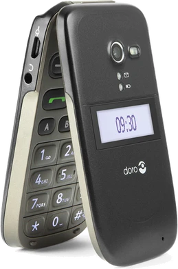 Doro PhoneEasy 622 svart mocca standing in v höger sida