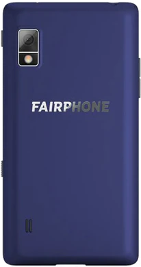 Fairphone 2 indigo blauw achterkant