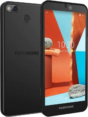 Fairphone 3 plus zwart overzicht