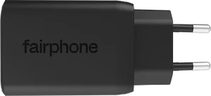 Fairphone 65w triple port fast charger zwart zijkant
