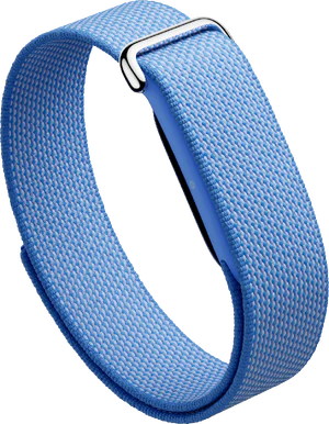 Fitbit Air blue front left side