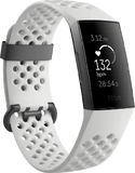 Fitbit Charge 3 voorkant linkerzijkant wit