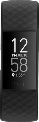 Fitbit Charge 4 zwart voorkant