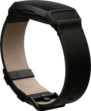 Fitbit Charge 4 Special Edition negro lado izquierdo abajo aslant