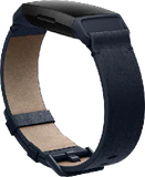 Fitbit Charge 4 Special Edition leather lado izquierdo abajo aslant