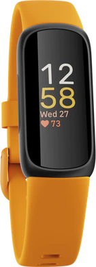 Fitbit Inspire 3 orange front left side 2