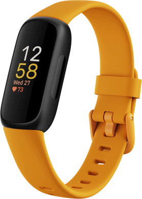 Fitbit Inspire 3 orange front right side 2