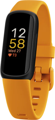 Fitbit Inspire 3 orange front right side 3
