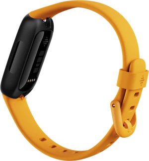 Fitbit Inspire 3 orange right side back