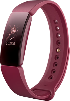 Fitbit Inspire red front right side