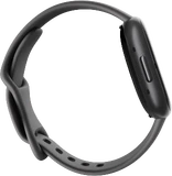 Fitbit Sense 2 zwart linkerzijkant