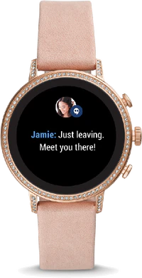 Fossil Q Venture HR blush leather