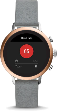 Fossil Q Venture HR grå leather