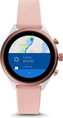Fossil Sport 41mm voorkant pink