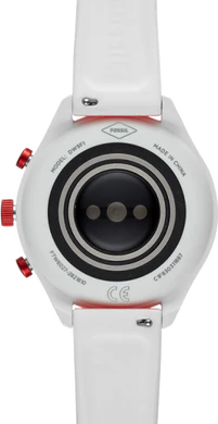 Fossil Sport 41mm achterkant rood