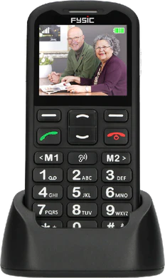 Fysic F10 zwart voorkant dock