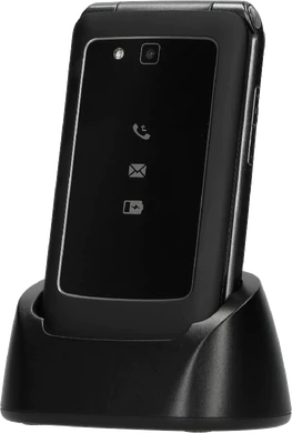 Fysic F15 schwarz Vorderseite rechte Seite geschlossen dock