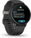 Garmin Bounce 2 grau Vorderseite linke Seite