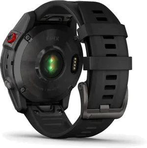 Garmin epix Gen 2 zwart titanium achterkant rechterzijkant