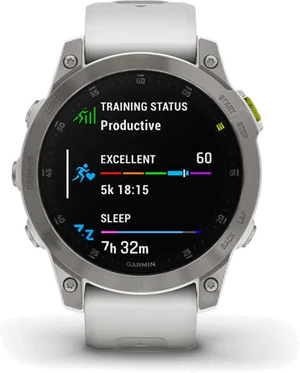 Garmin epix Gen 2 wit titanium voorkant
