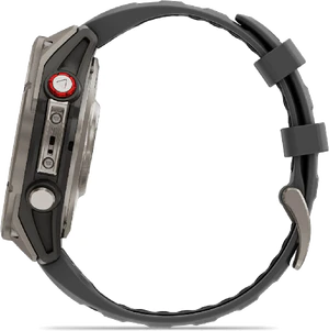 Garmin fenix 8 Pro 47mm titanium grey right side