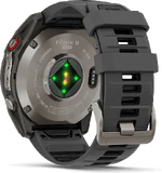 Garmin fenix 8 Pro 51mm black titanium grey back right side