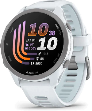 Garmin Forerunner 170 blanc couverture à droite
