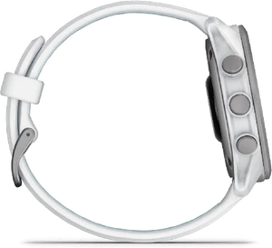 Garmin Forerunner 170 blanc côté gauche