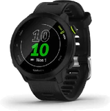 Garmin Forerunner 55 zwart voorkant rechterzijkant gesloten