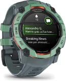 Garmin Instinct 3 50mm grønn foran venstre side