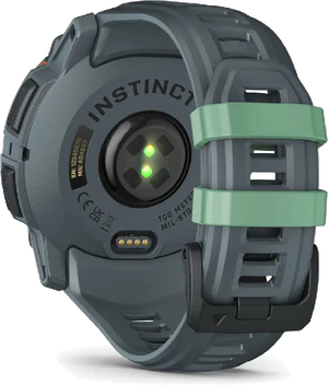 Garmin Instinct 3 50mm grønn bakside høyre side