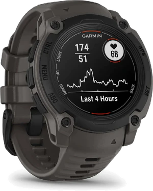Garmin Instinct E 40mm musta etupuolella vasen puoli