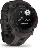 Garmin Instinct E 45mm zwart voorkant linkerzijkant