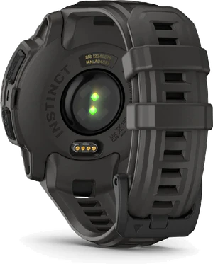 Garmin Instinct E 45mm zwart achterkant rechterzijkant