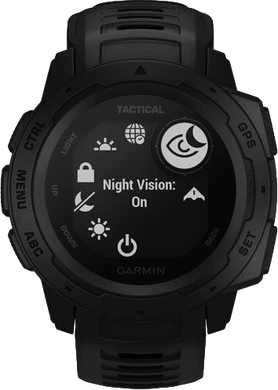 Garmin Instinct Tactical zwart voorkant