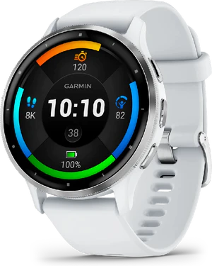 Garmin Venu 3 wit voorkant rechterzijkant