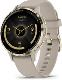 Garmin Venu 3S goud voorkant rechterzijkant