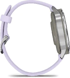 Garmin Venu 4 41mm silver purple left side